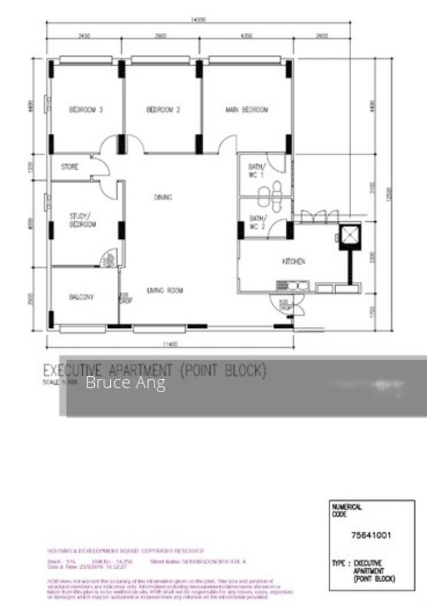 Blk 516 Serangoon North Avenue 4 (Serangoon), HDB Executive #199553842